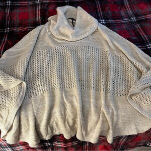 Elegant Beige Turtleneck Sweater